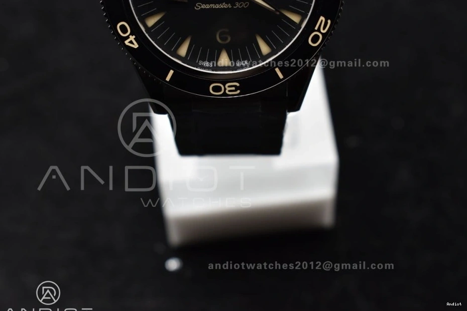 Edition Black 1:1 Clone Best on 300 VSF A8912 Seamaster Heritage Bracelet Dial SS Super 0208